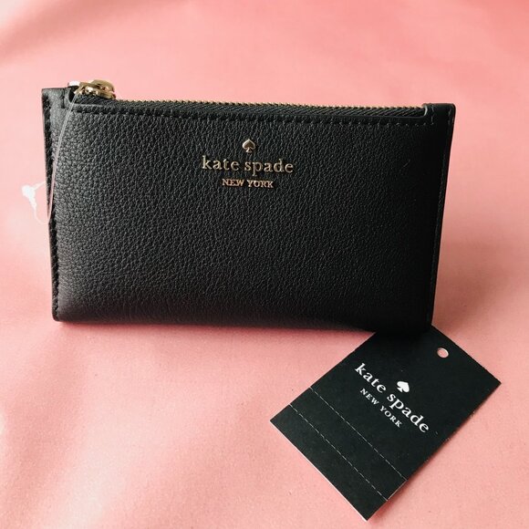kate spade Handbags - Kate Spade New York Jackson Small Slim Bifold Wallet Black  NWT
